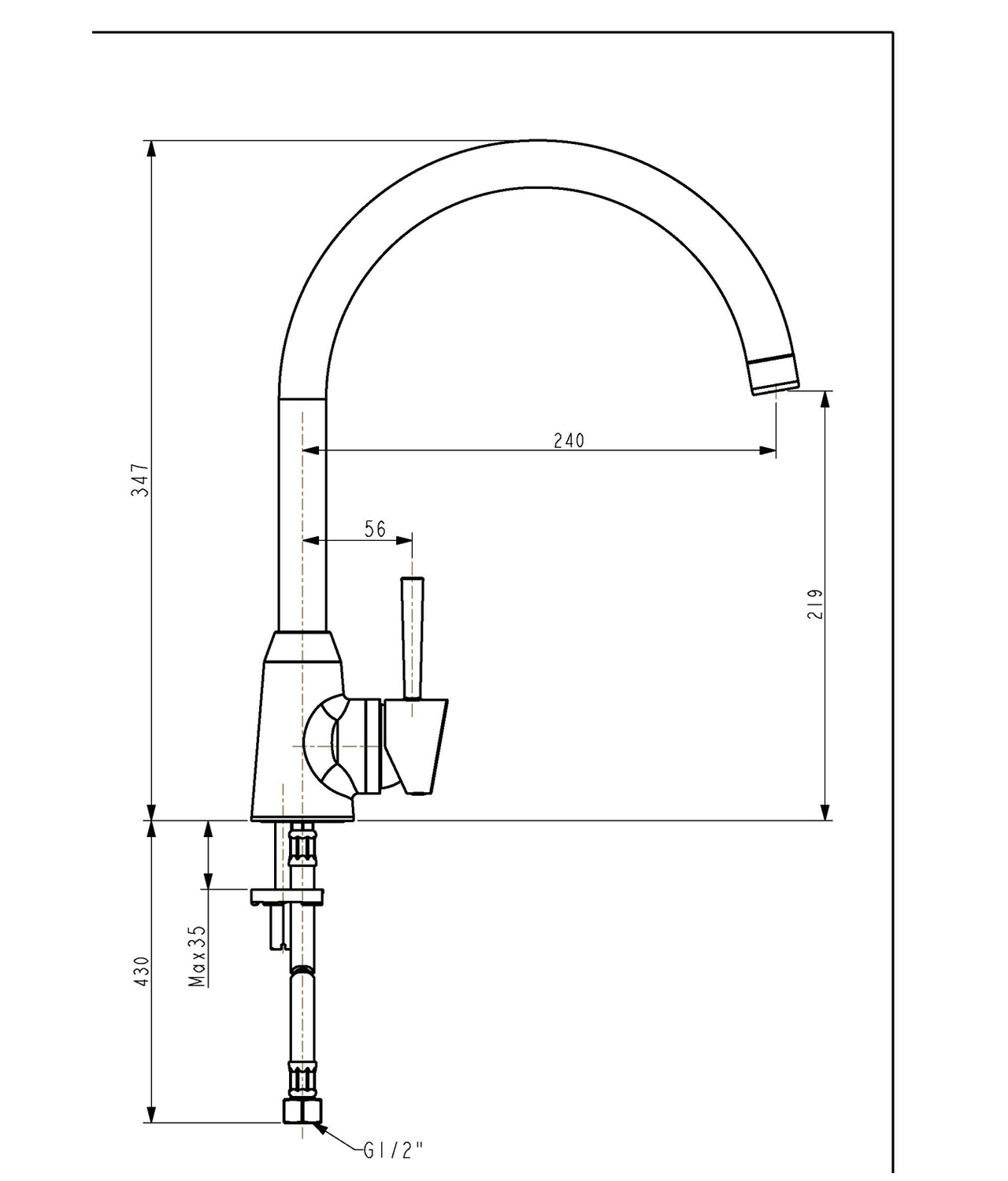 美標廚房龍頭CF-5608.501.5L細節展示